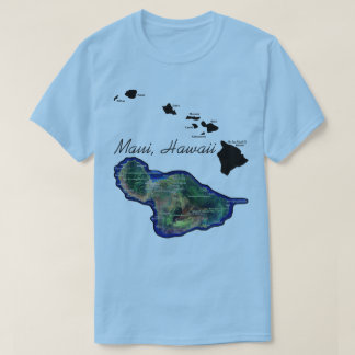 Maui Hawaii mit hawaiianischen Inseln T-Shirt