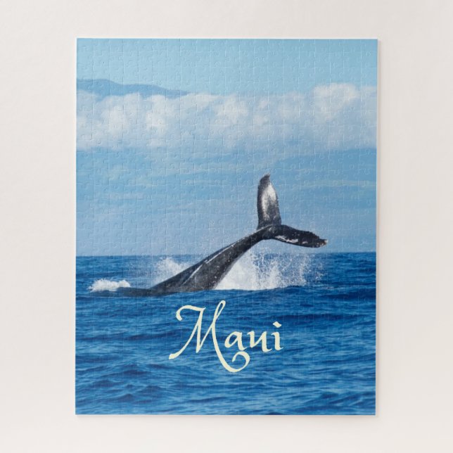 Maui Hawaii Ocean Whale Schwanz Puzzle (Vertikal)
