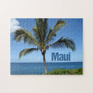 Maui Hawaii Palm Tree Landschaftliche Fotografie Puzzle