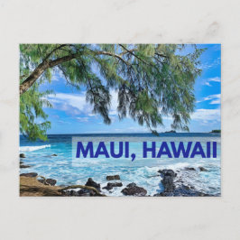 Maui Hawaii Palm Tree Postcard Postkarte
