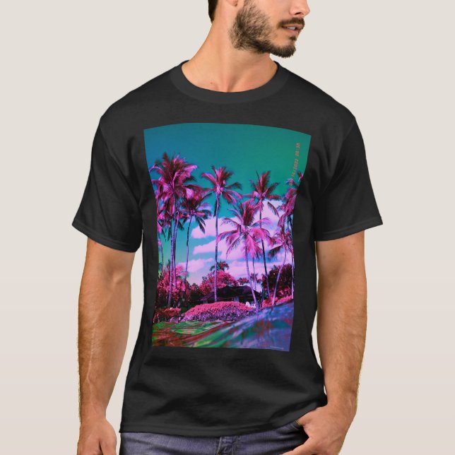Maui Hawaii Palms Trees T - Shirt (Vorderseite)