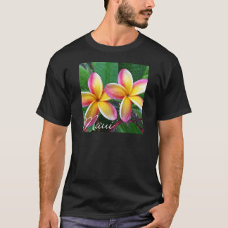 Maui Hawaii Plumeria-Blumen T-Shirt