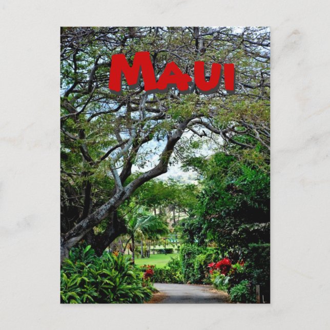 Maui Hawaii Postkarte (Vorderseite)