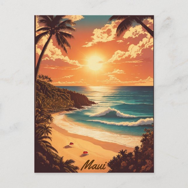 Maui, Hawaii Postkarte (Vorderseite)