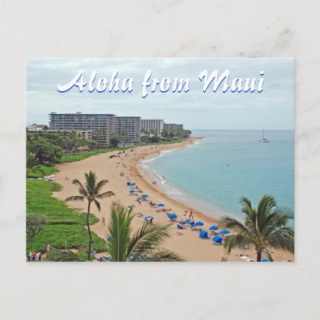 maui Hawaii Postkarte (Vorderseite)