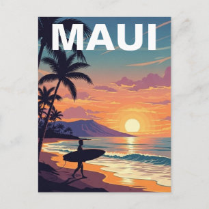 Maui Hawaii Reise Postkarte