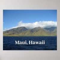 Maui Hawaii Schöne Berge Ozean