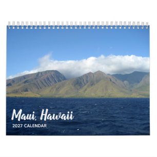 Maui Hawaii Schöne Strandfotografie 2027 Wand Kalender
