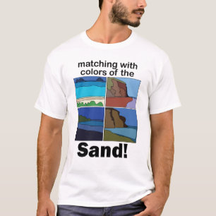 Maui Hawaii Strand Party in Sandfarben T-Shirt