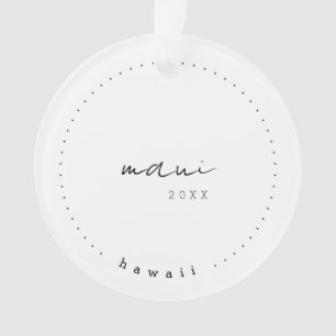 Maui, Hawaii Travel Vereinigte Staaten Simple Ornament