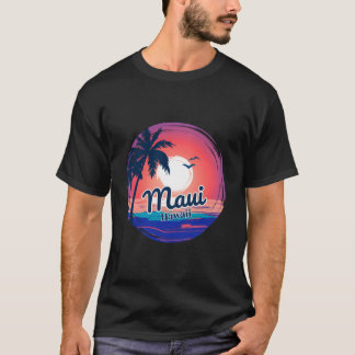 Maui Hawaii Tropisches Paradies Hawaiian Urlaub Ma T-Shirt