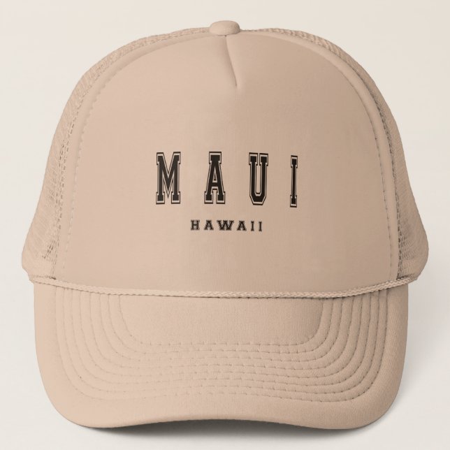 Maui Hawaii Truckerkappe (Vorderseite)