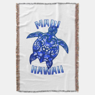 Maui Hawaii Vacation Tribal Turtle Decke