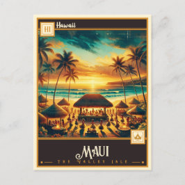Maui, Hawaii | VINTAG Postkarte