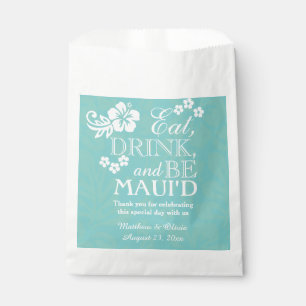 Maui Hawaii Wedding Candy Bar Buffet Vielen Dank Geschenktütchen