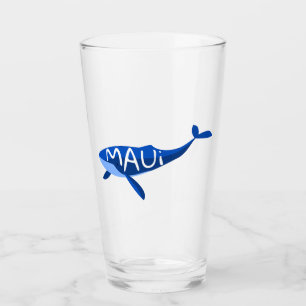 Maui Hawaii Whale Glas