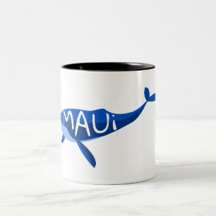 Maui Hawaii Whale Zweifarbige Tasse
