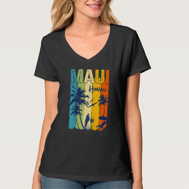 Maui Hawaiian Family Vacation Matching Group Premi T-Shirt (Vorderseite)