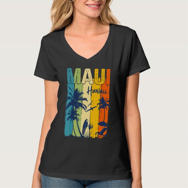 Maui Hawaiian Family Vacation Matching Group T-Shirt (Vorderseite)