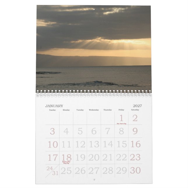 Maui-Kalender!! Kalender (Jan 2027)