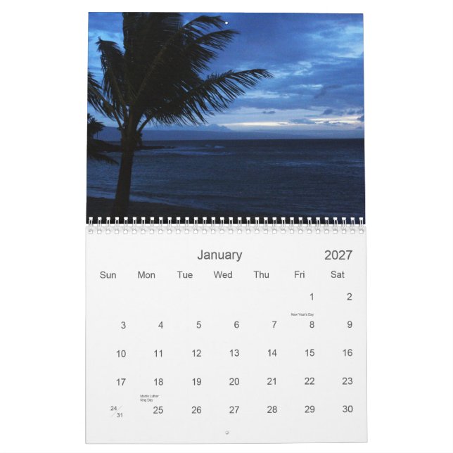 Maui-Kalender Kalender (Jan 2027)