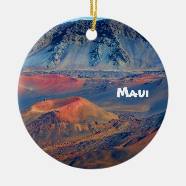 Maui Landscape Keramik Ornament (Vorne)