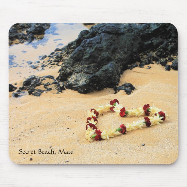 Maui Lei auf Secret Beach Mouse Pad Mousepad (Vorne)