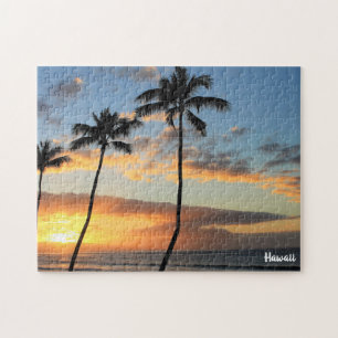 Maui Palm Trees und Sunset Puzzle