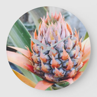 Maui Pineapple Hawaii  Große Wanduhr