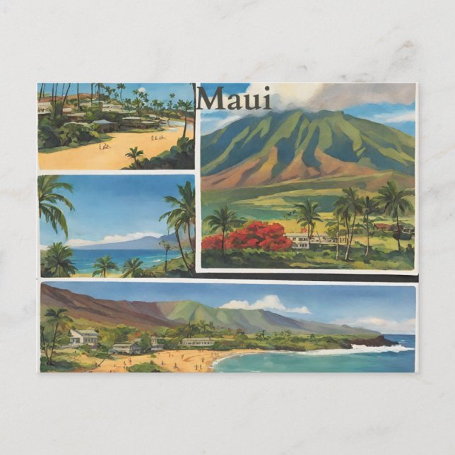 Maui Postcard (2) Postkarte (Vorderseite)