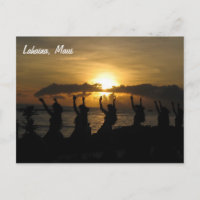 Maui Postcard. Luau Dancers in Lahaina, Maui