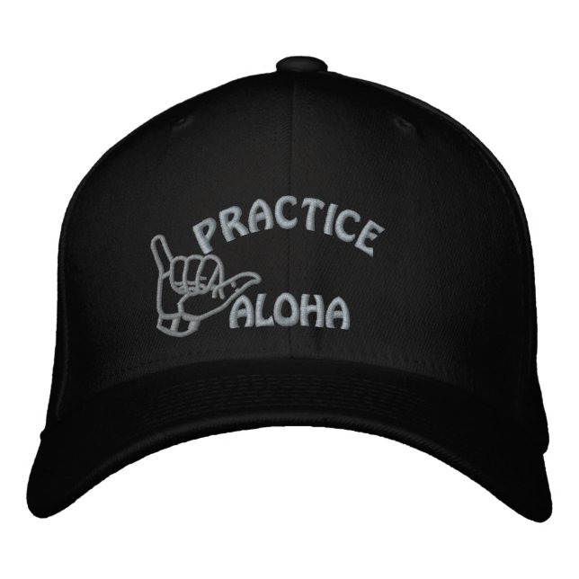 Maui Practice Aloha Shaka (Hang locker) Bestickte Baseballkappe (Vorderseite)