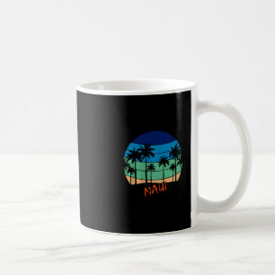 Maui Retro Vintage Sonnenuntergang Strand Design P Kaffeetasse