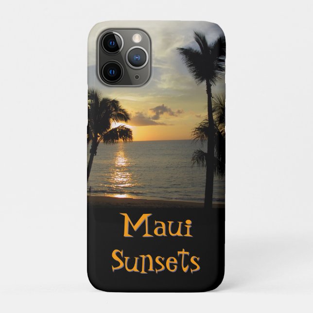 Maui-Sonnenuntergänge Case-Mate iPhone Hülle (Rückseite)