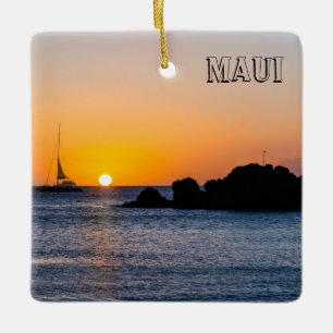 Maui Sonnenuntergänge, Platz, Keramik Keramikornament