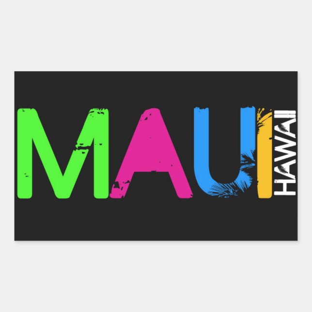 Maui Stickers (Vorderseite)