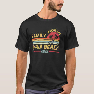 Maui-Strand Hawaii-Familienurlaub 2025 Passendes T T-Shirt