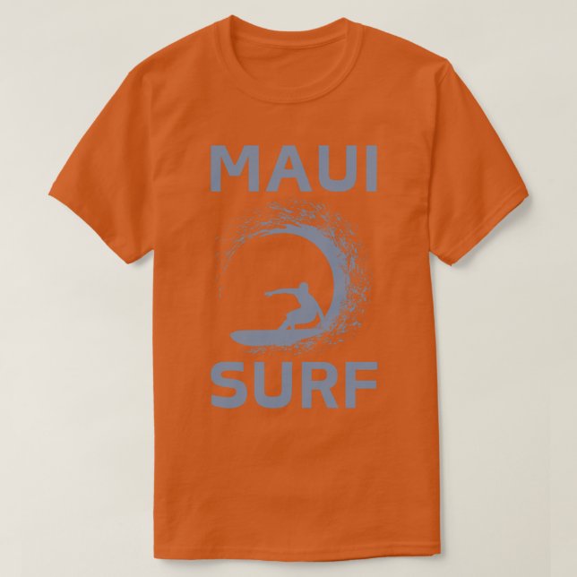 Maui Surf Blue Hawaii TShirt (Design vorne)