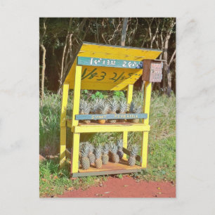 Maui Sweet Pineapple Stand Postkarte