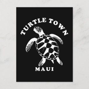 Maui Turtle Town Postkarte