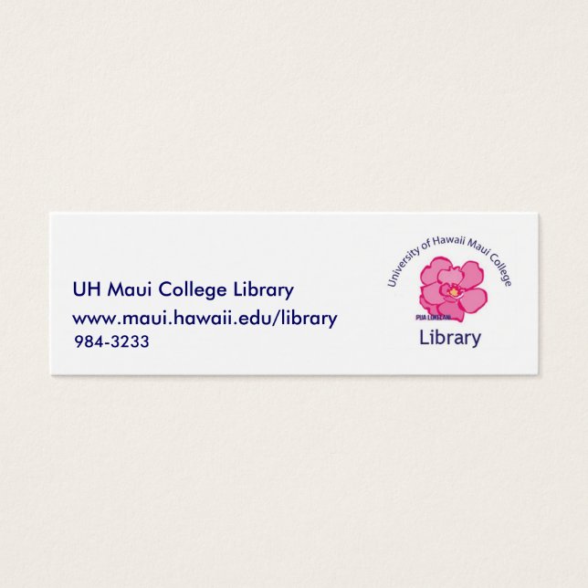 Maui Uni Library (Vorderseite)