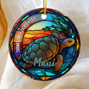 Maui Vacation Souvenir Keramik Ornament