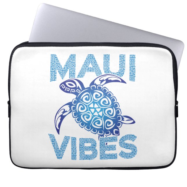 Maui Vibes Laptopschutzhülle (Vorderseite)