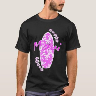 Maui Vintag Surf Hibiskus Blume T-Shirt