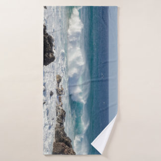 "Maui Waves" - Naturfotografie Badhandtuch Set