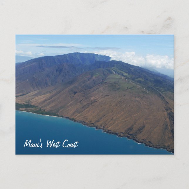 Mauis Westküste Postkarte (Vorderseite)