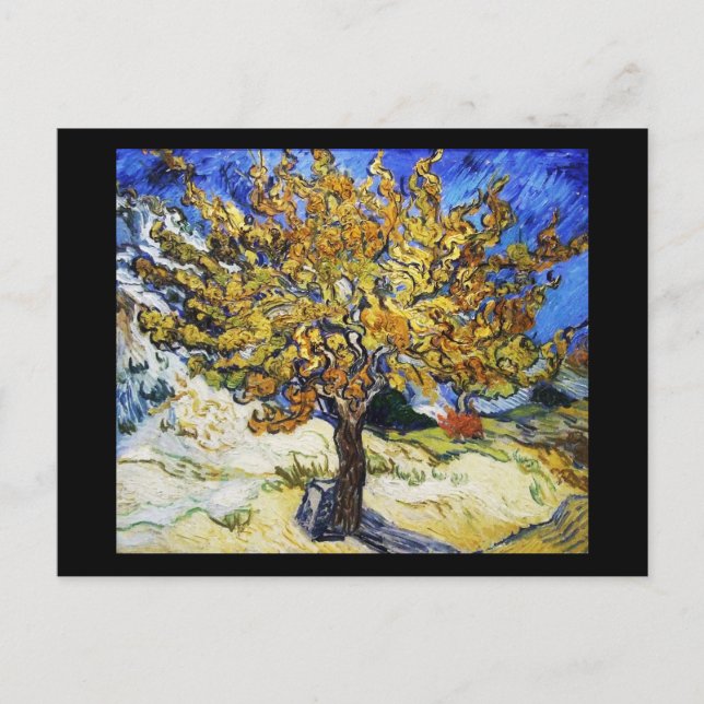 Maulbeerbaum Postkarte (Vorderseite)