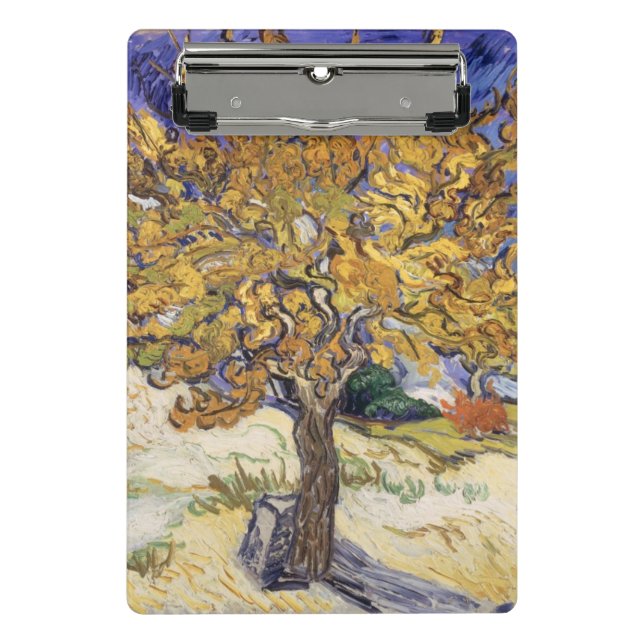 Maulbeerbaum Vincent van Goghs |, 1889 Mini Klemmbrett (Vorderseite)