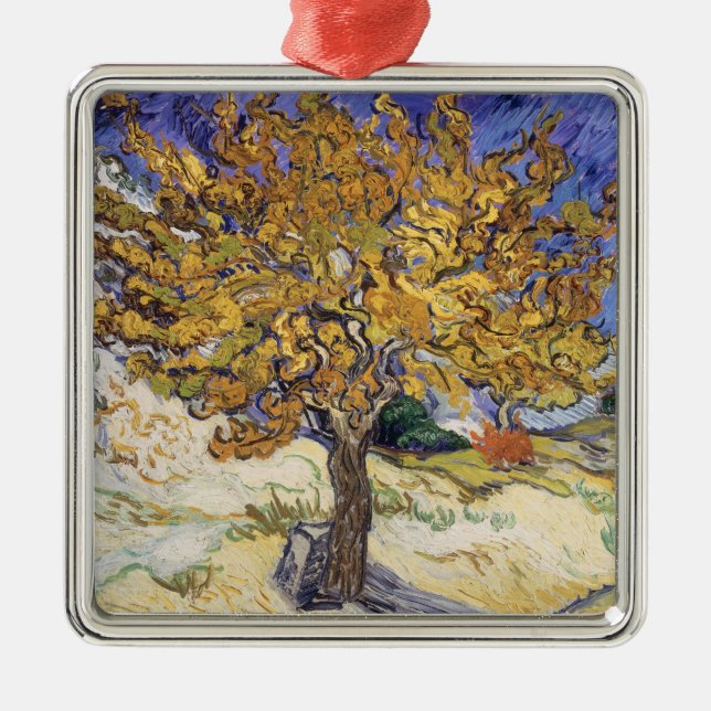 Maulbeerbaum Vincent van Goghs |, 1889 Silbernes Ornament (Vorne)