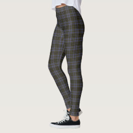 Maulbeerolivgrüner schwarzer kleiner leggings